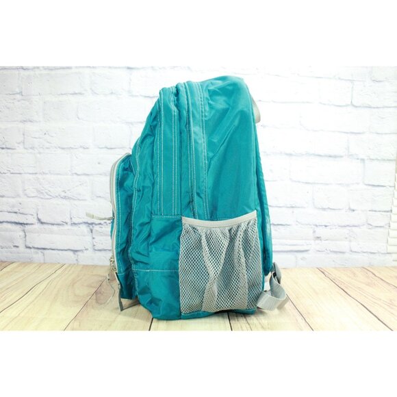 LL Bean Unisex Adult Weatherproof Deluxe Book Pack 37L School Backpack Teal - Picture 2 of 12